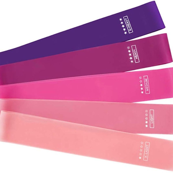 5PCS Sports Træning Modstand Loop Bands Sæt Elastisk Booty Band Sæt KLB
