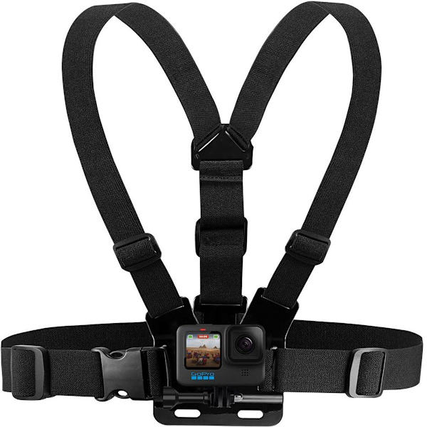 Bröstremhållare rem system bröstfäste kompatibel med GoPro Hero KLB