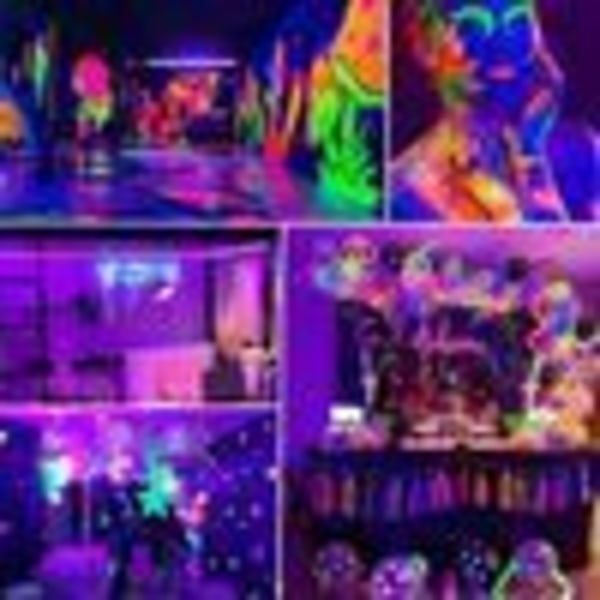 12M UV sort lys LED-strimmel 720LEDs lysstrimmel sort lysstrimmel til
