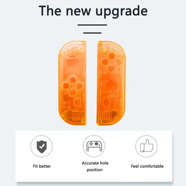Hölje för Nintendo Switch - Transparent Orange KLB