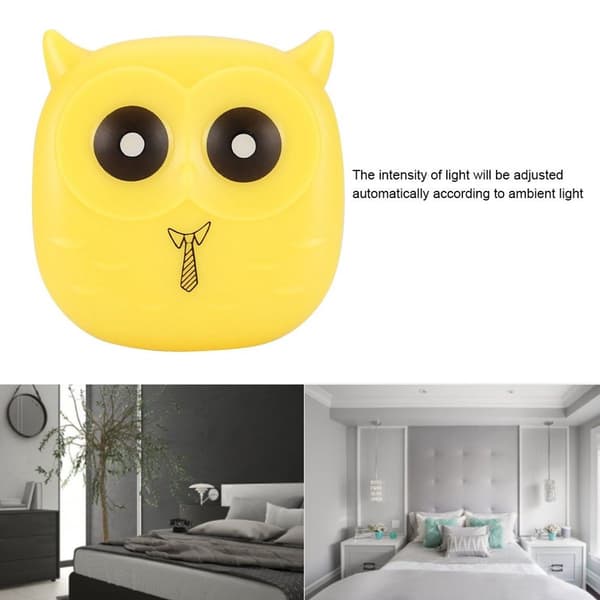 V LED natlys sensorlampe med lysstyring KLB