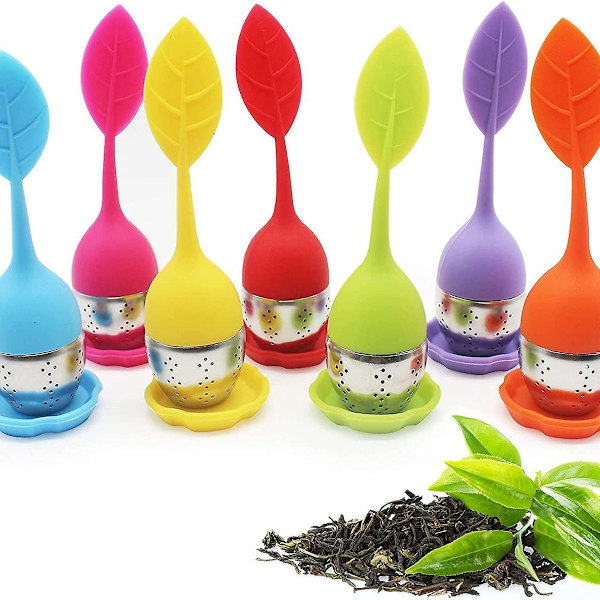 7 stk. rustfritt stål te-infuser