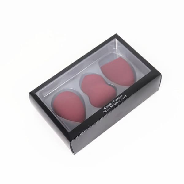 Foundation Beauty Sponge Form, Flawless, Velegnet til flydende, rødvin