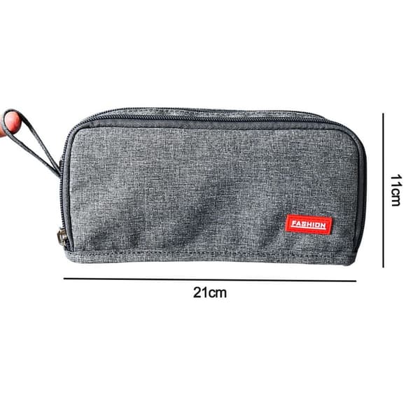 Stor pennfodral, pennfodral, stor kapacitet, grå KLB