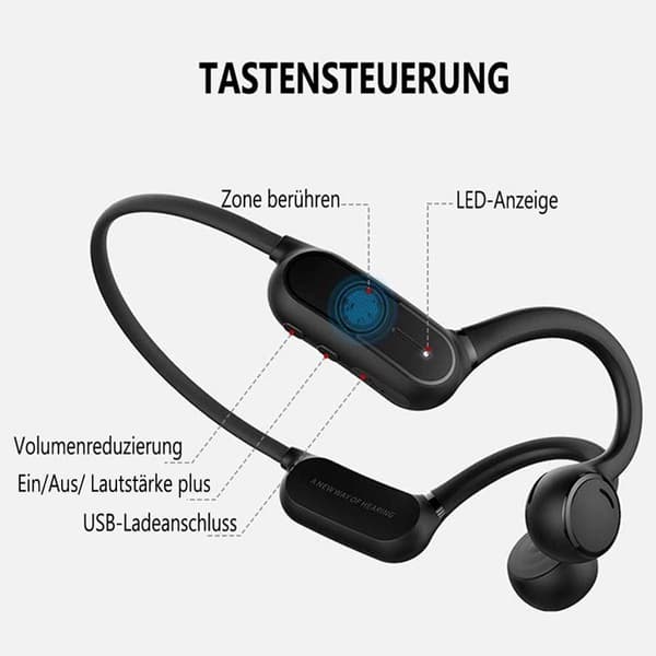 Benledande hörlurar, Bluetooth 5.0 trådlösa hörlurar