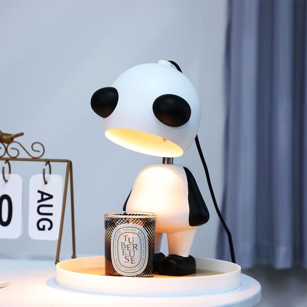 Panda lysvarmerlampe, stilig, romantisk, oransje lys KLB