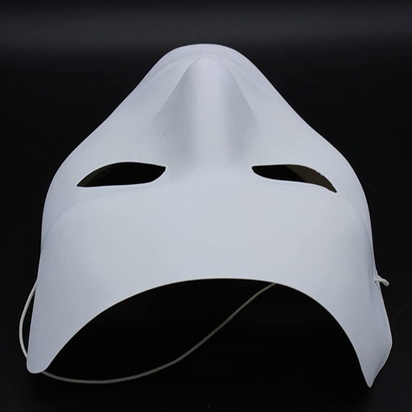 10-delt sett DIY hvit maske for maling enkel tom stil 3 KLB