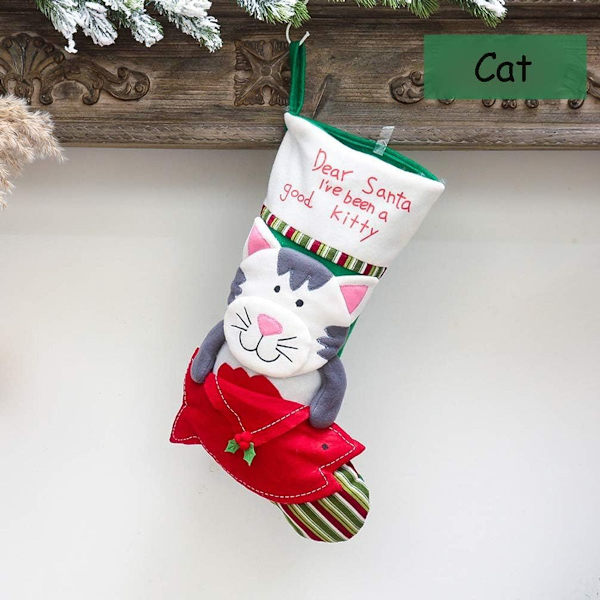 Julstrumpor för katt (Katt) KLB