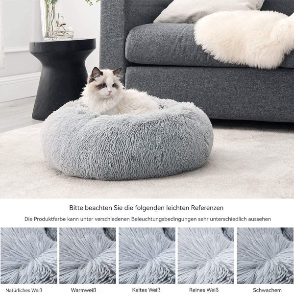 Bedsure kattbädd tvättbar fluffig hundbädd - katt sovplats för KLB