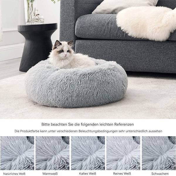 Bedsure katteseng vaskbar fluffy hund seng - kattesoveplass for KLB