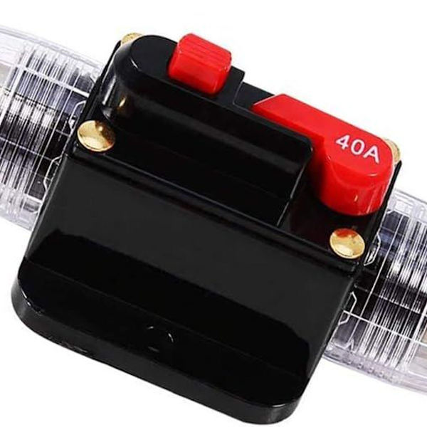 Bilkredsløbsafbryder Beskyttelse Stereo Afbryder Sikringsholder Inline Reset KLB