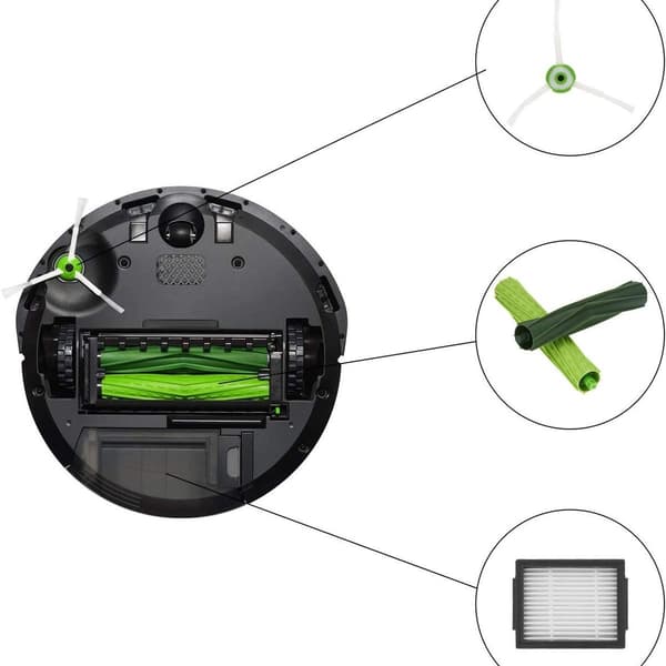 iRobot Roomba i7 i7+ / i7 Plus E5 E6 E7 -pölynimurin varaosat, harja ja suodatin