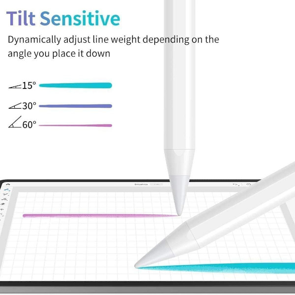 iPad stylus til (2018-2020) Apple iPad Pro/ iPad/ Pad Mini/ iPad Air