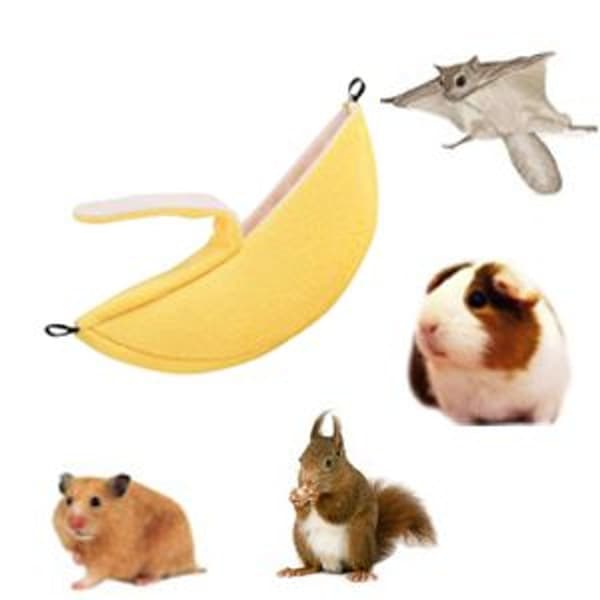 Sød bananformet hamster hængekøje til små dyr KLB