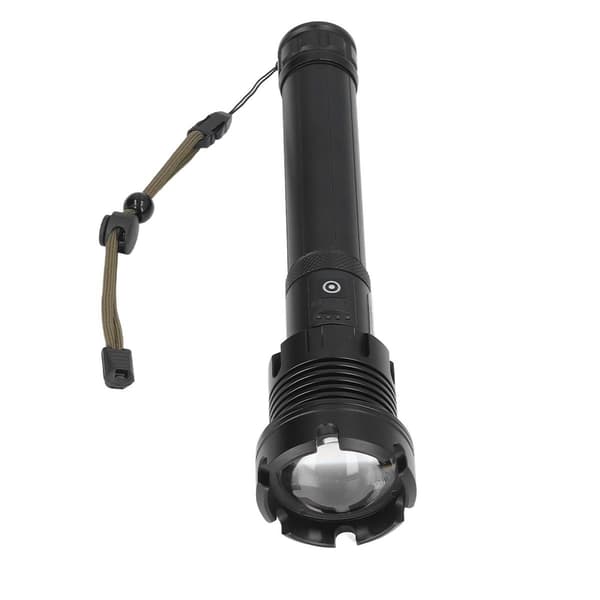 Kirkas taskulamppu 8000LM IP65 Vedenpitävä Zoomable 2 Valoa KLB