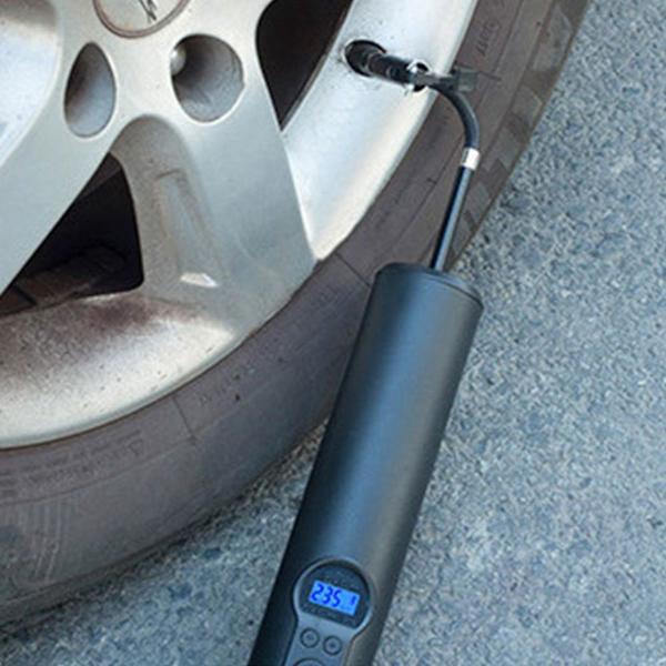 Elektrisk digital dekkpumpe med 2000mAh batteri, 120PSI sykkel luftkompressor KLB