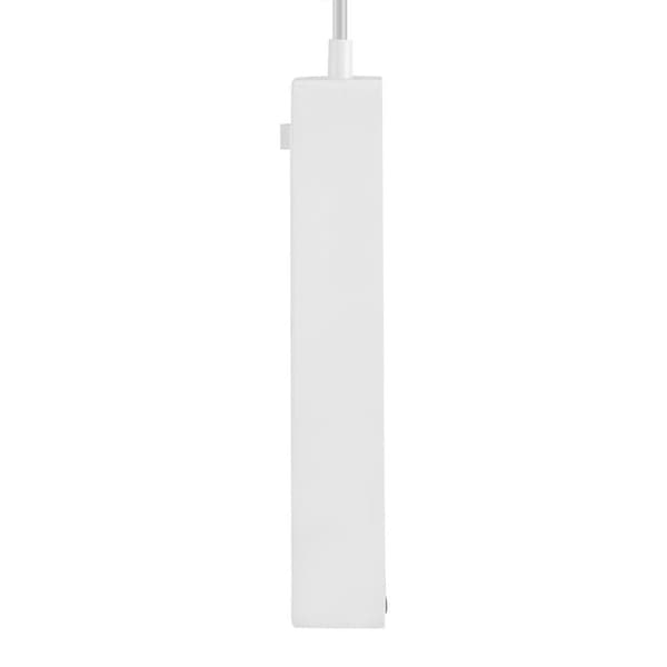 Smart USB-strømskinne med EU-plugg, 3 porter og 3 stikkontakter KLB