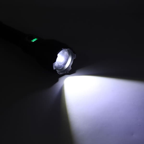 LED-lommelykt med elektronisk display, Type-C USB-lading KLB