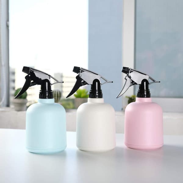 Blå plast blomsterspray 600ml justerbar sprayflaske kapasitet