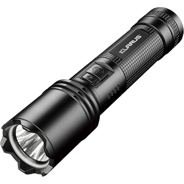 Taktisk genopladelig militær lommelygte EP10 V2 1000 lumen LED USB C lommelygte - 3 tilstande Vandtæt IPX6 - Til camping, udendørs, nødsituationer