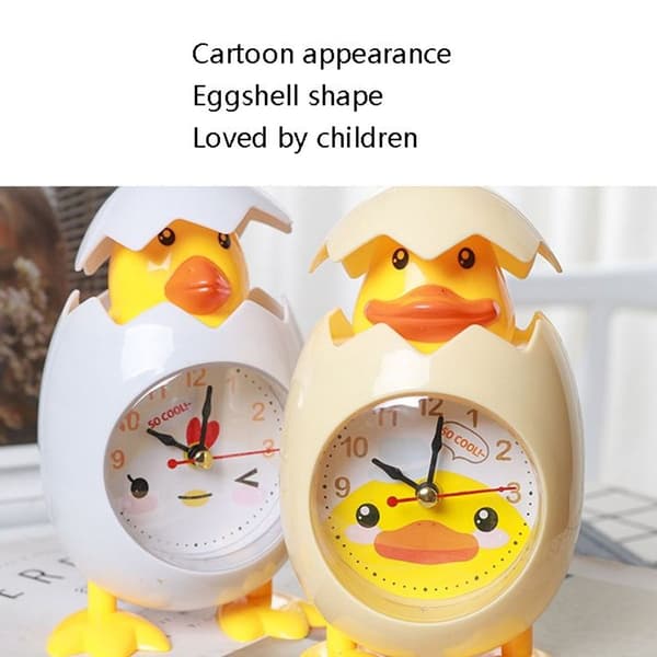 2 st RP001 Cartoon Eggshell Chick Alarmklocka Student Present Barnrum N