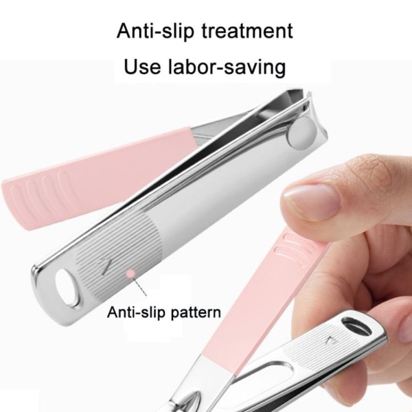 Rustfritt stål neglesaks sett skjønnhet øyenbryns trimmer - 18stk/sett (Rose Gold)