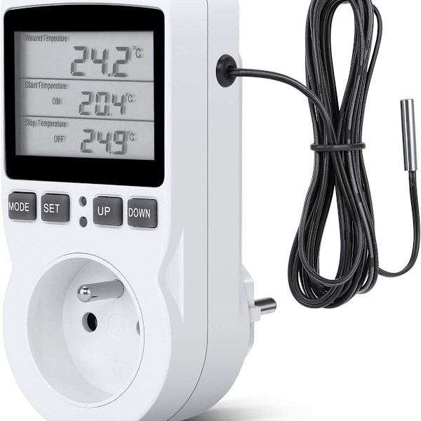 Digital temperaturregulator til opvarmning og køling af termostatkontakt LCD-temperaturregulator
