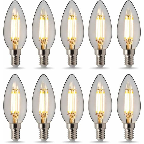 10 kpl C35 LED-hehkulankapolttimoa 220V/240V 4W Edison (C35 E14) KLB