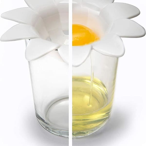 Sød blomst design plastik æggeseparator