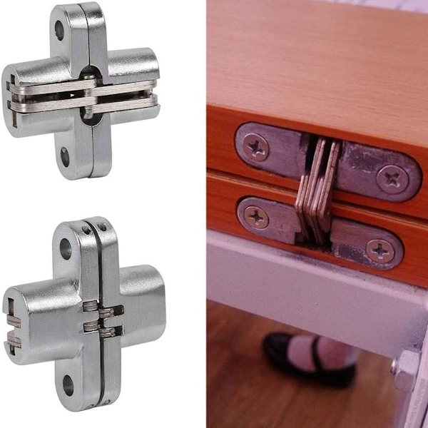 Zink-legering skjult folde-dørhængsel (43,7 mm)