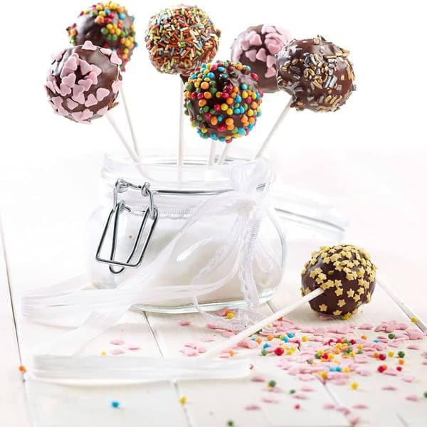 Kakepop-butler, stativ for opptil kakepops, plast, transparent KLB
