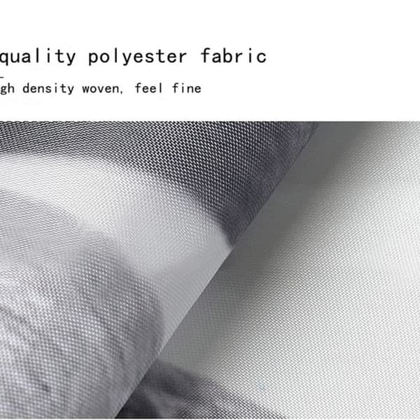 Duschdraperi 180x200 småsten grå, textil, mögelresistent, vattentät duschdraperi