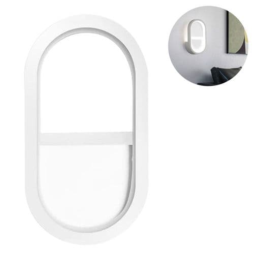 LED-mini seinävalaisin himmennettävä sisävalaistus alumiini valkoinen