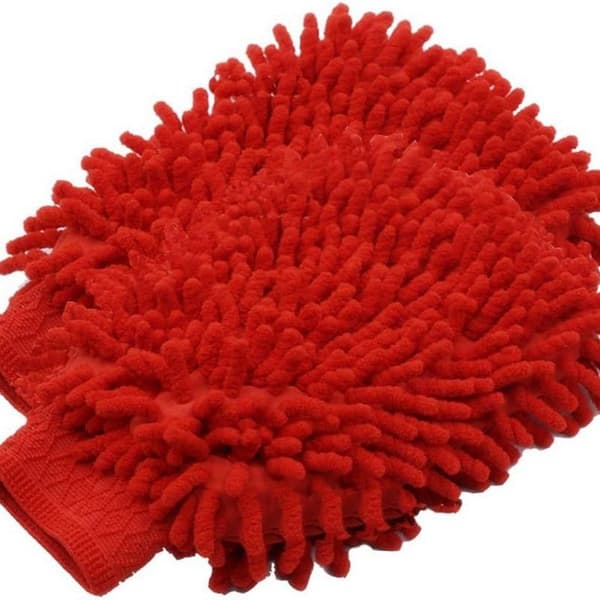 2-delt sæt bilvaskhandsker med stor mikrofiber-bilvask