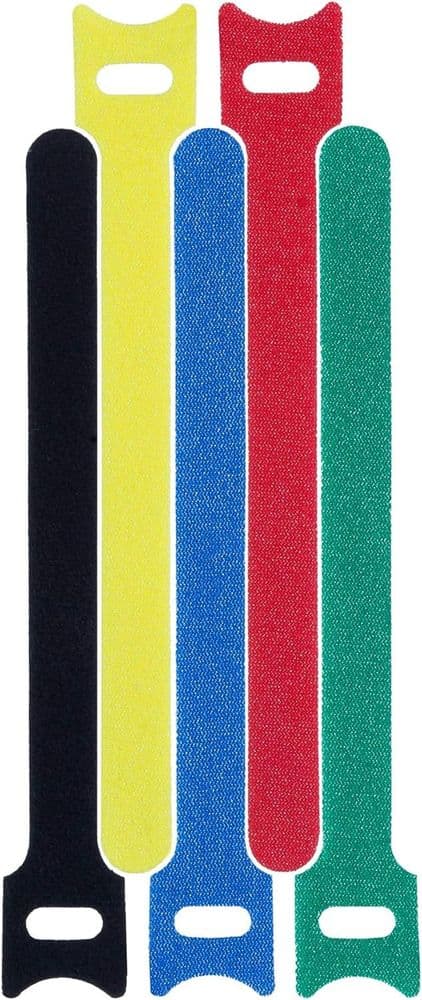 50 stk. genanvendelige velcro-kabelbindere