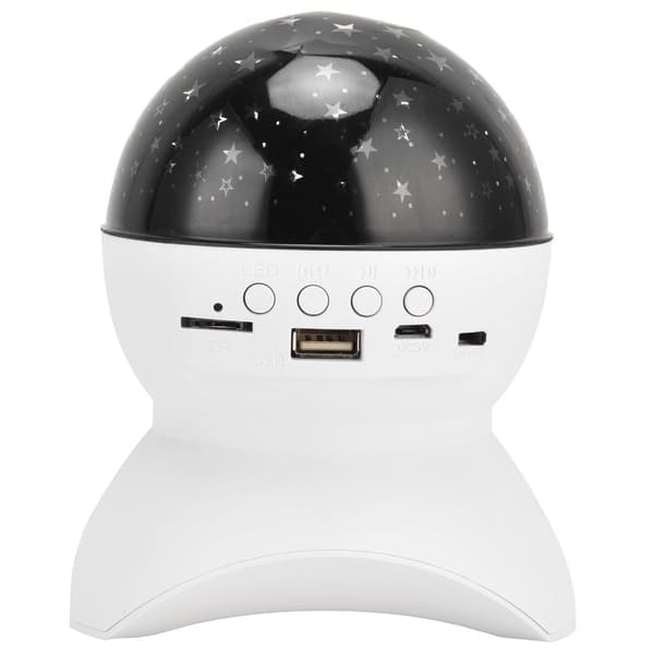 LED-projektorlampe, stjernehimmel, Bluetooth, hukommelseskort, USB-flash KLB