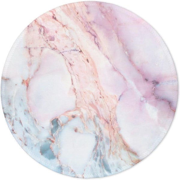 Rund marmor musematte Rosa marmor tilpasset premium tekstur