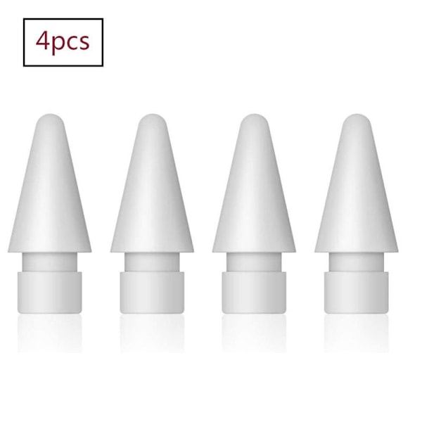 Kompatibel med Apple Pencil-spidser, pakke med 4, meget følsom iPencil-spids