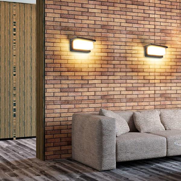 18W LED utomhusvägglampa med rörelsesensor modern KLB