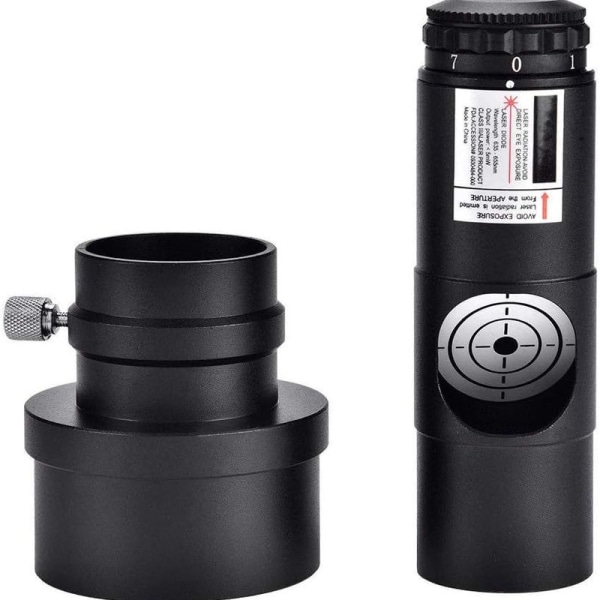 Teleskop Laser Collimator 1,25 Tommer, Bysameyee Kalibrator med 2'' Adapter for