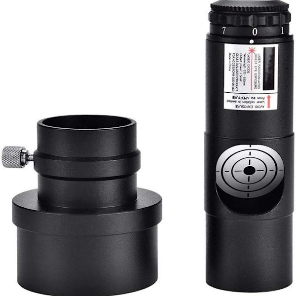 Teleskop Laser Kollimator 1,25 Tommer, Bysameyee Kalibrator med 2'' Adapter til
