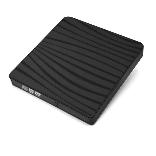 Extern DVD-enhet, USB 3.0 & Type-C bärbar CD DVD + / -RW brännare optisk KLB