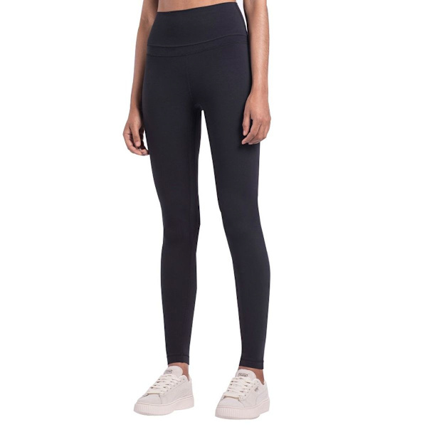 Dame vinter leggings med fleece foring sort KLB