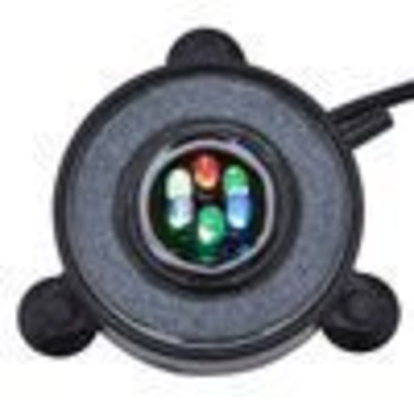 LED Akvarium Bobler Farveskiftende Lampe Luftboblesten Fisketank Boble