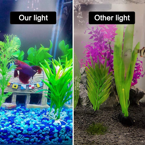 X3 Akvarium LED-belysning Skala Akvarielys Høj lysstyrke LED-lys, KLB