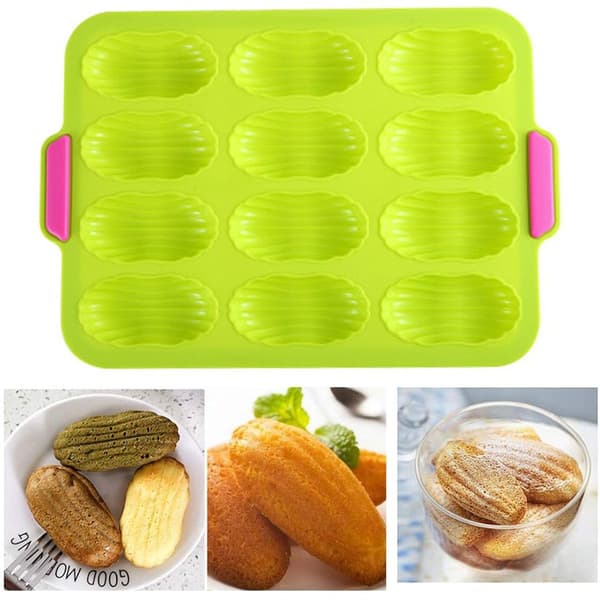 Mini baguette bageplade, 34,5 x 24 cm, non-stick, grøn KLB