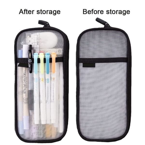 Gitter Mesh Blyantpose Klar Enkel Stationær Organizer Form3 KLB