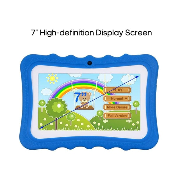 7" Kids Tablet PC 8GB Quad Core Wi-Fi Tablet PC Pad med støtsikker KLB