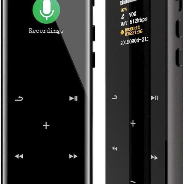 Digital stemmeoptager, 16 GB 1536 kbps høj optagekvalitet,