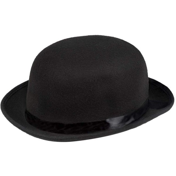 Bowler hattu, aikuisille, hattu, päähineet, puku, karnevaali, teemajuhlat-